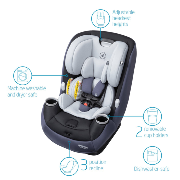 Maxi-Cosi Pria All-in-One Convertible Car Seat with PureCosi