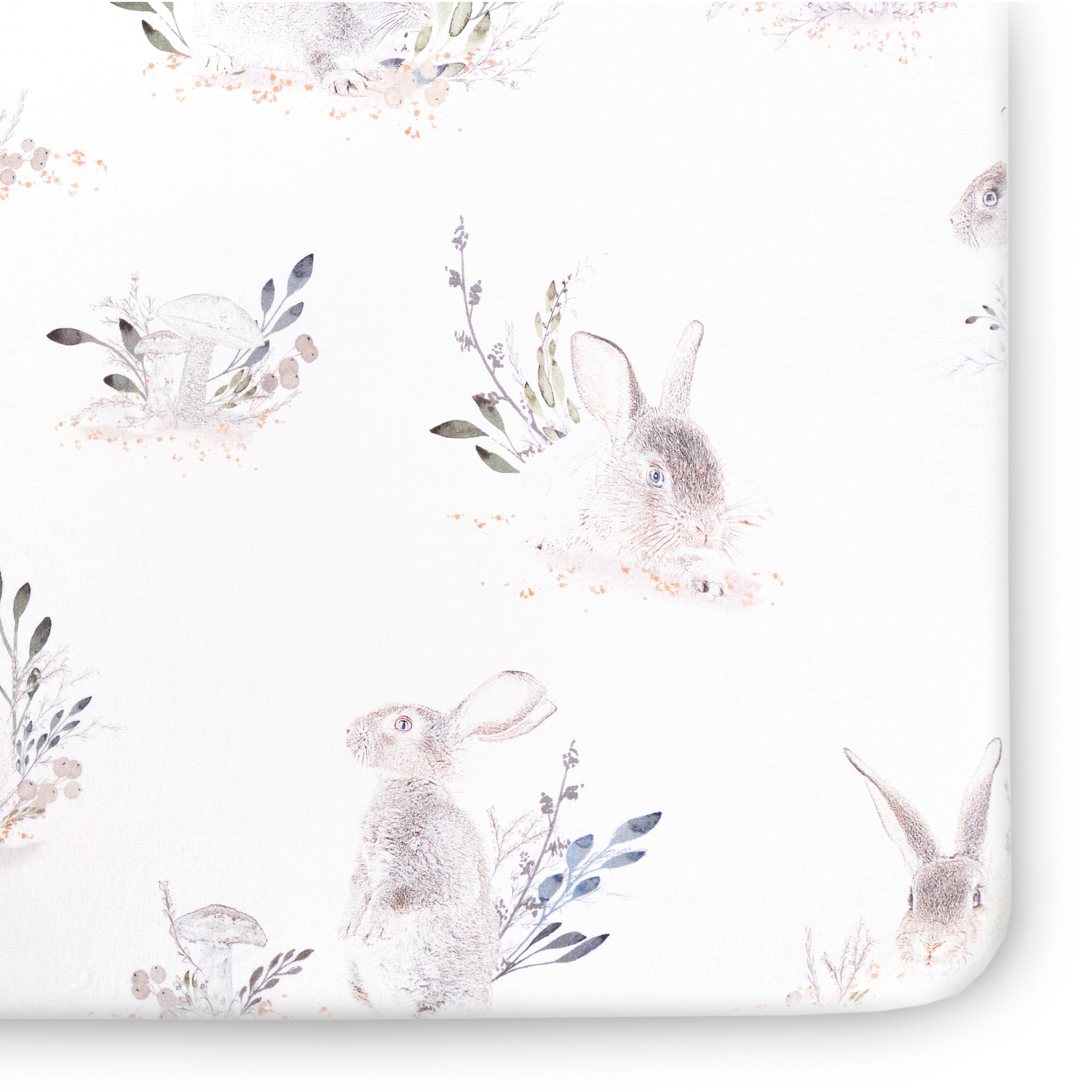 Oilo Cottontail Crib Sheet Chapin Baby